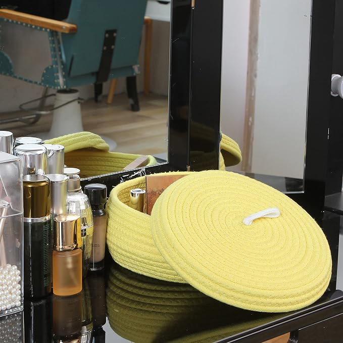 Sea Team Round Cotton Rope Storage Basket - Image 3