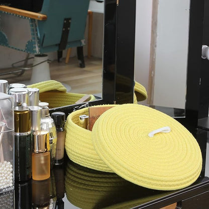 Sea Team Round Cotton Rope Storage Basket - Image 3