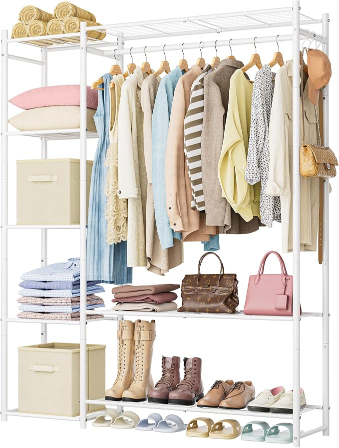 Wardrobe Closet, Portable Clothes Rack by DecorateYourHome