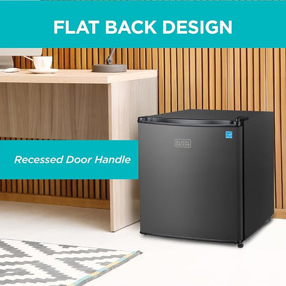 BLACK+DECKER 1.7 Cu. Ft. Compact Refrigerator, ENERGY STAR Certified, Single - Image 6