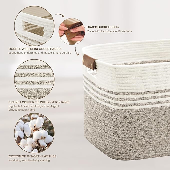 100L Extra Large Laundry Basket - Image 5