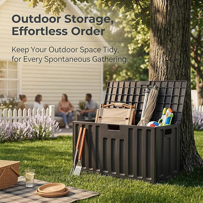 76 Gallon Outdoor Deck Box - Image 7