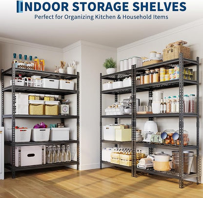 Garage Shelving 2200 LBS Storage Shelves Adjustable Metal Shelving Unit Heavy - Image 5