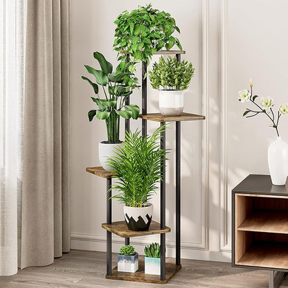 AZERPIAN Plant Stand 5 Tier Indoor Metal Flower Shelf - Image 2