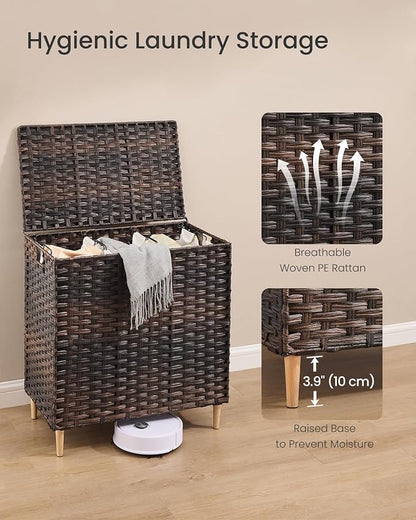 SONGMICS 3-Section Laundry Hamper - Image 5