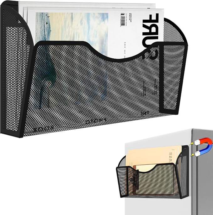 Magnetic File Holder 1 Pockets File Folder Organizer, Office Hanging Magazine - Image 9