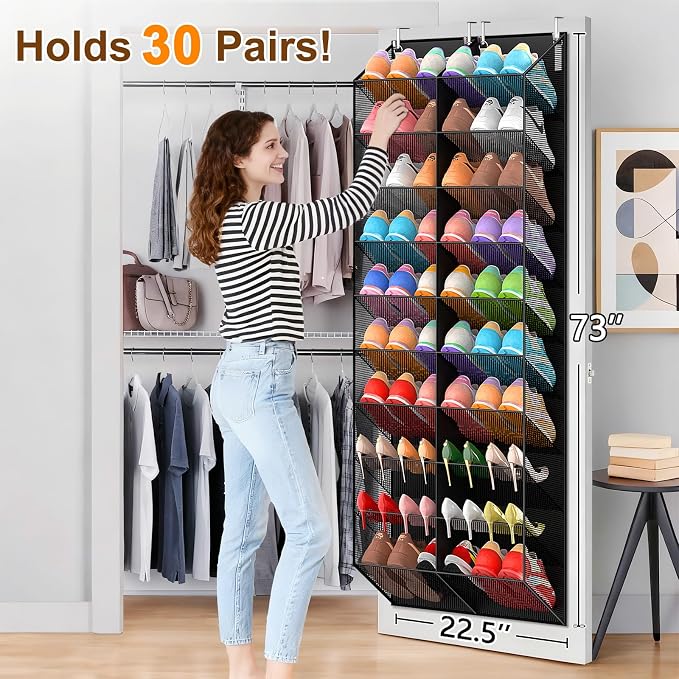 UVIAHOMI Over the Door Shoe Organizer - Image 3