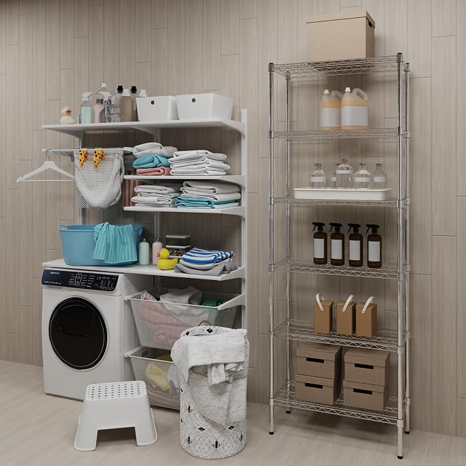14" Deep x 30" Wide x 74" Height Wire Shelving Kit | 6-Tier | NSF Commercial - Image 2