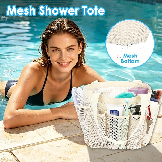 Fammart Mesh Shower Caddy Portable - Image 3