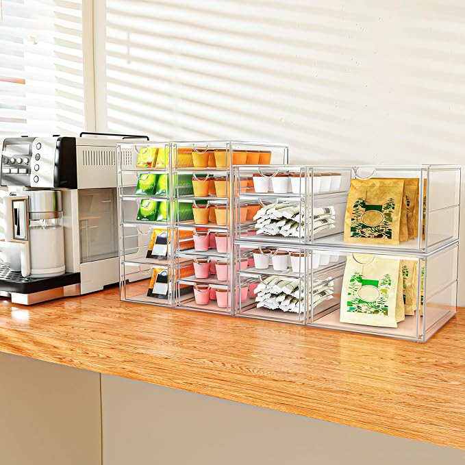 ARSTPEOE 30 Drawers, Acrylic Desk Makeup Organizer, Plastic Drawers Organizer - Image 7