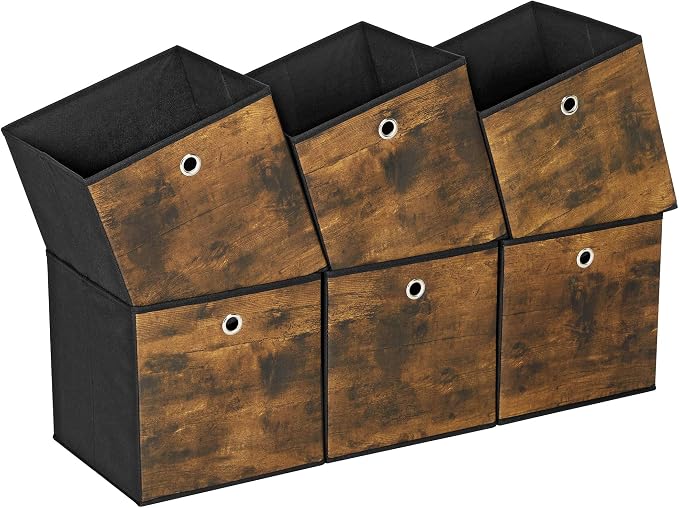 SONGMICS Storage Cubes, Foldable Fabric Storage Bins, 11.8 x 11.8 x 11.8 Inches - Image 8