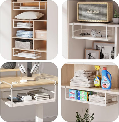 Finnhomy 2 Pack Under Cabinet Organizer, Pantry Organizers and Storage - Image 8