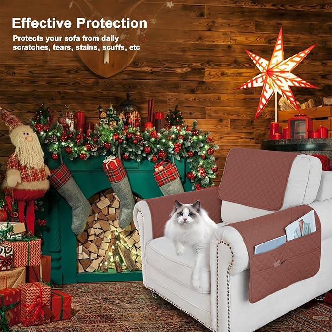 Waterproof Sofa Armrest Cover Headrest Cover - Image 2