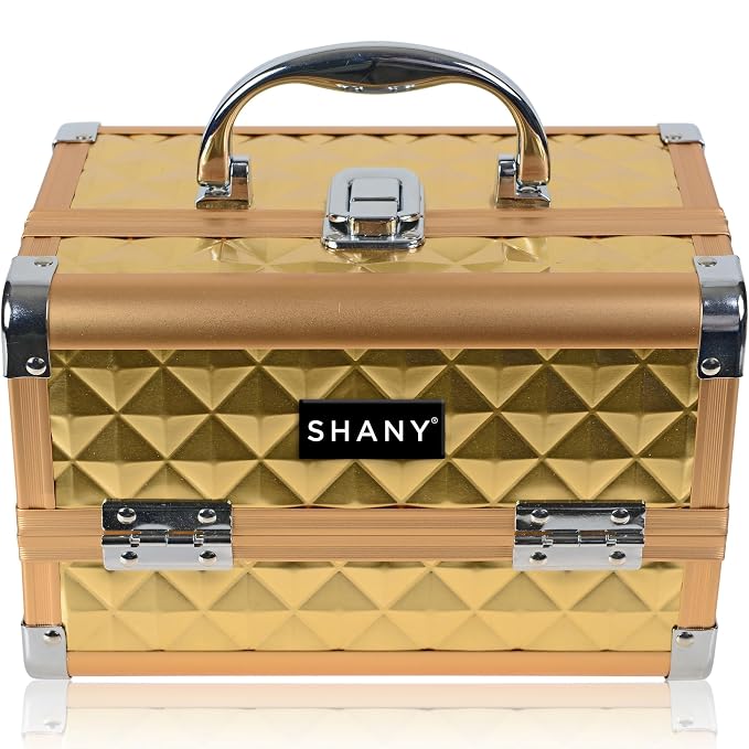 SHANY Chic Makeup Train Case Cosmetic Box Portable Makeup Case Cosmetics Beauty - Image 7