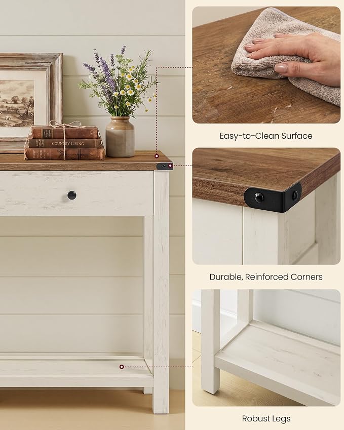 VASAGLE LIRY Collection Narrow Console Table - Image 6