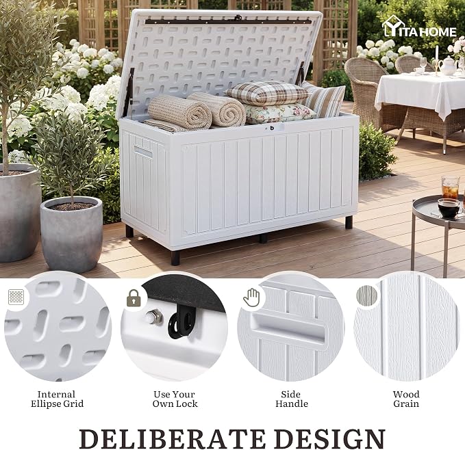 YITAHOME 90 Gallon Outdoor Storage Box - Image 4