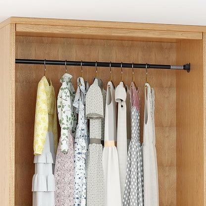 Adjustable Closet Rod for Hanging Clothes – Heavy Duty Metal Clothing Rail - Image 2