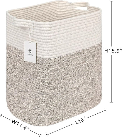 Collapsible Laundry for Hamper, Medium Large Storage Bins Fabric Storage Box - Image 9