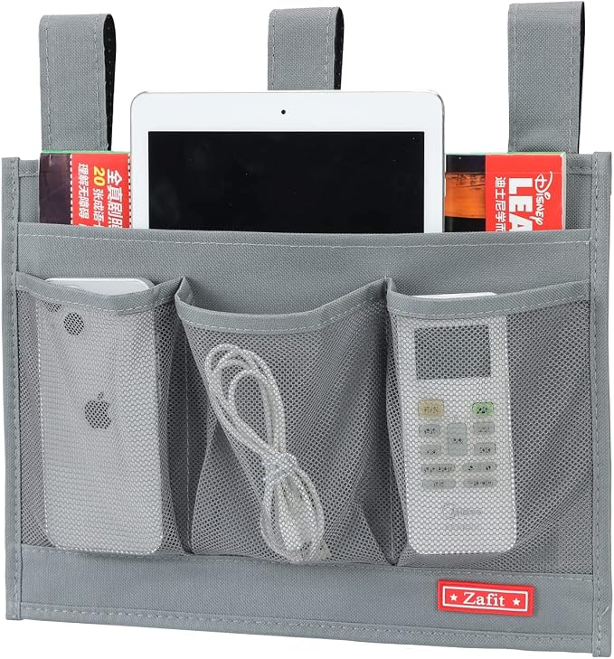 Hanging Bedside Caddy, Bedside Storage Organizer by ZAFIT