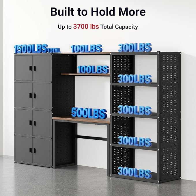 FLEXIMOUNTS 117" W Modular Garage Storage Cabinet - Image 6