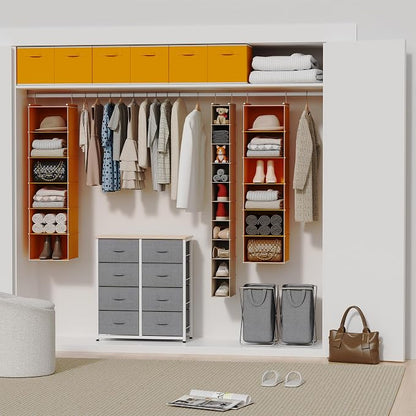 MAX Houser 6-Shelf Hanging Closet Organizer, Hanging Storage Shelves - Image 7