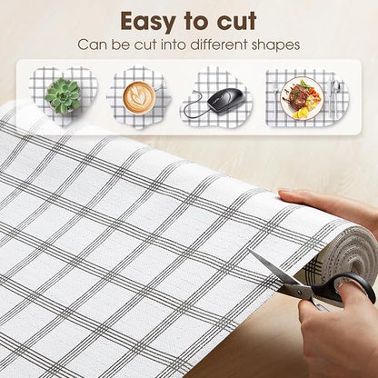 Drawer and Shelf Liner, Non-Slip Kitchen Cabinet Liners Non-Adhesive Thick - Image 4