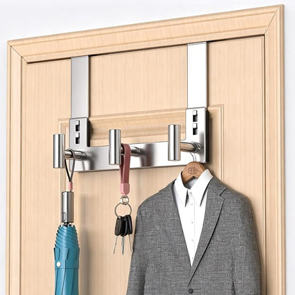 PMMASTO Over The Door Hooks, Fits 1-3/4" Thick Door No Drill Hooks - Image 4