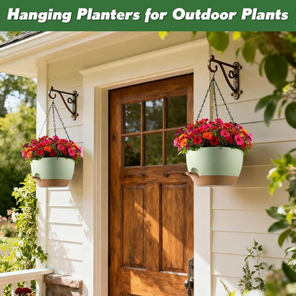 3-Piece Set of 10-Inch Hanging Planters - Image 5