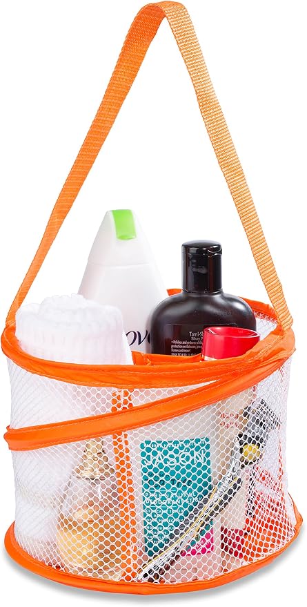 Handy Laundry Portable Shower Caddy – Collapsible Mesh Organizer by Handy+Laundry