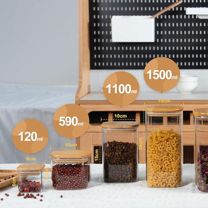 D2scrma 4oz Airtight Square Spice Containers - Image 9