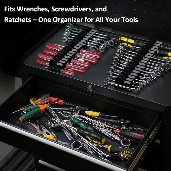 80 pcs Modular Wrench Organizers - Image 2