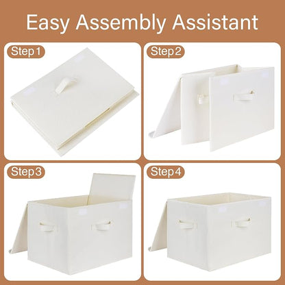 GRANNY SAYS Storage Boxes with Lids, Large Storage Bins with Lids, Decorative - Image 7