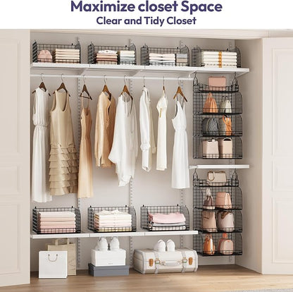SWTYMIKI Hanging Closet Organizer Storage - Image 5