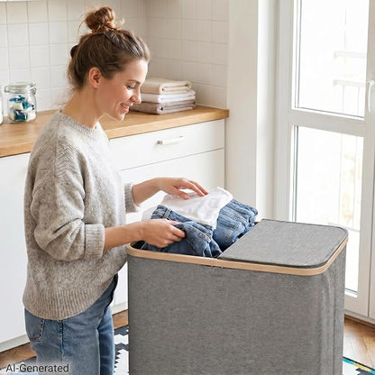 DOKEHOM 160L Extra Large Laundry Hamper - Image 8