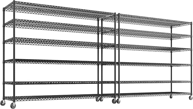 REIBII 6-Tier Wire Shelving Units by REIBII