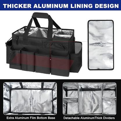 Cleaning Caddy Bag, Extra Large Cleaning Supplies Organizer - Image 2