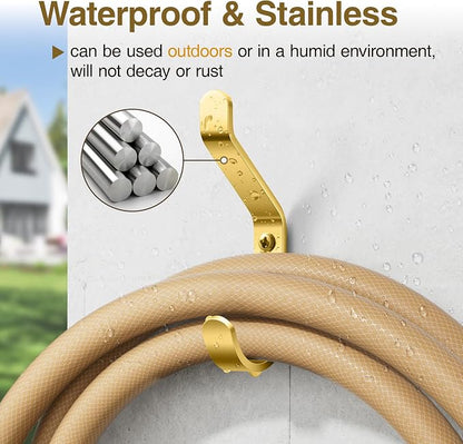 Coat Hooks Wall Mount for Hanging: 20LB Sturdy Hanger for Backpack, for Closet - Image 3