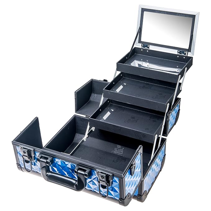 SHANY Premier Fantasy Professional Makeup Train Case Cosmetic Box Portable - Image 3