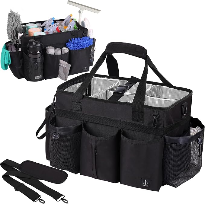 Large Wearable Cleaning Caddy Bag by Timoxi