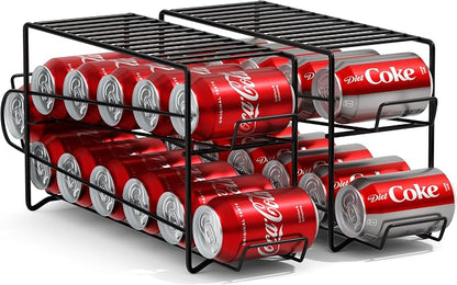 Sorbus 2-Pack Soda Can Dispenser Rack – Beverage Organizer by Sorbus