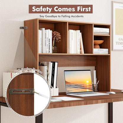 Tangkula Desktop Bookshelf, Countertop Storage Hutch - Image 7