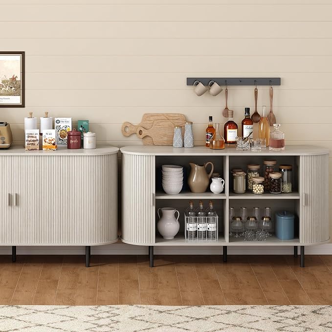 55" Sideboard Buffet Cabinet - Image 6