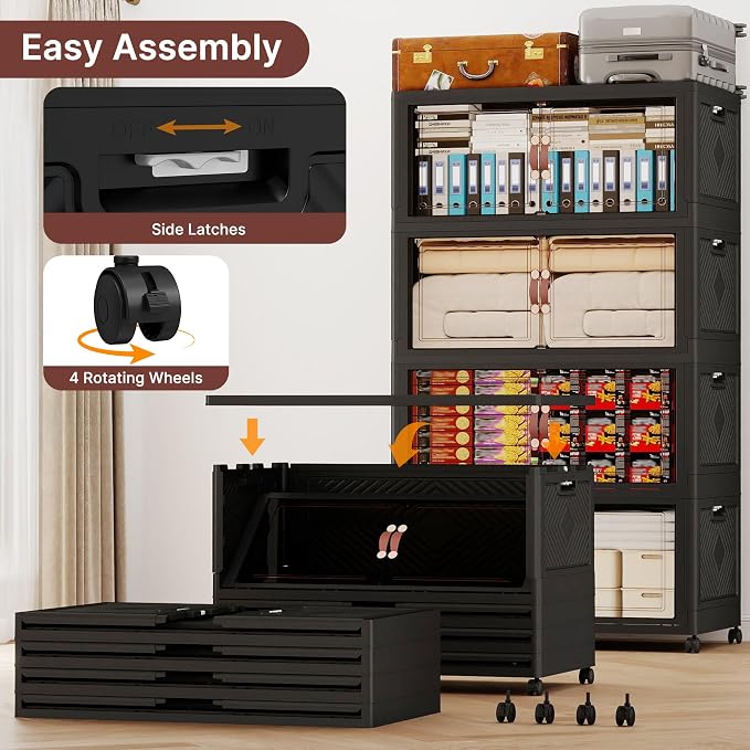 936QT Extra Large Stackable Storage Bins - Image 6