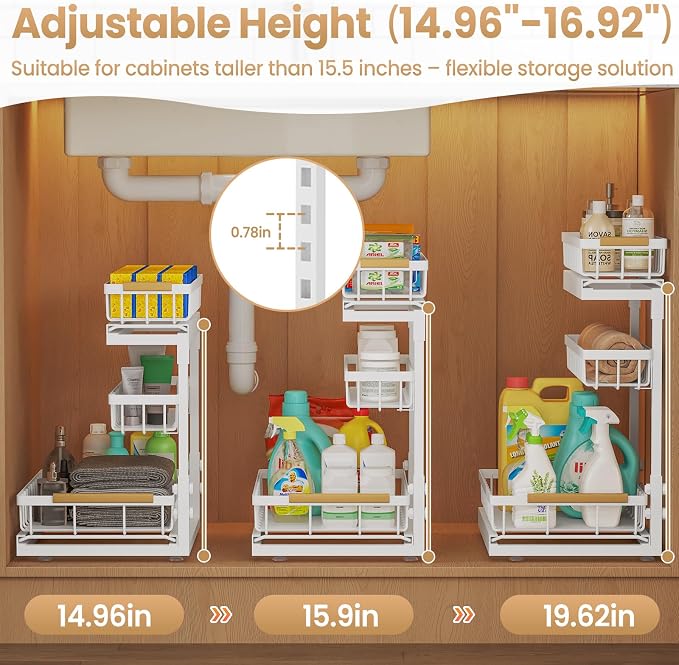 Under Sink Organizer and Storage - Image 8