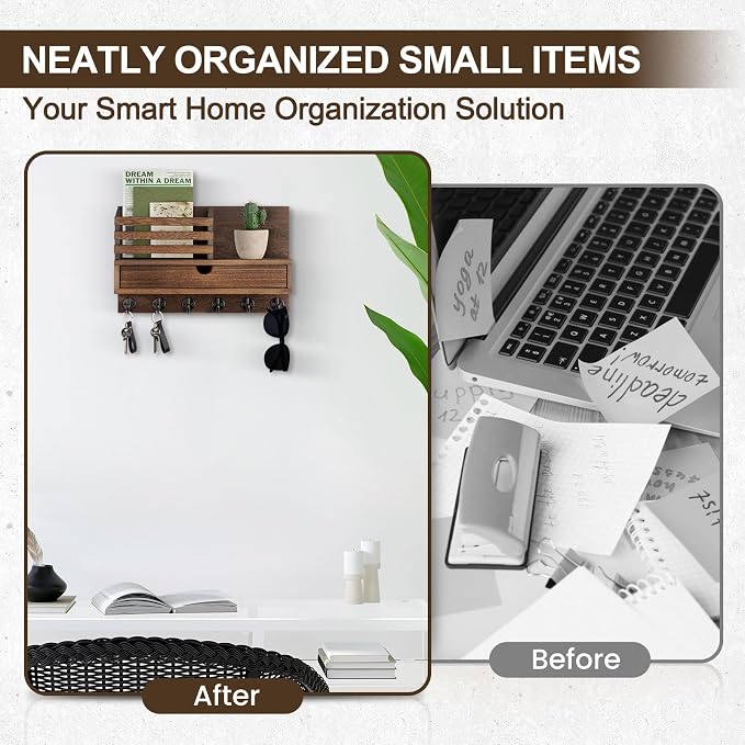 Key Holder Wall Mount, Mail Holder - Image 7