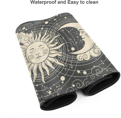 Desk Mat, Celestial Sun and Moon Extended Gaming Mouse Pad - Image 4