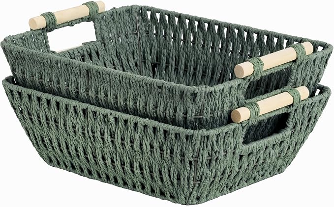 StorageWorks Large Wicker Storage Basket by StorageWorks
