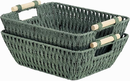 StorageWorks Large Wicker Storage Basket by StorageWorks