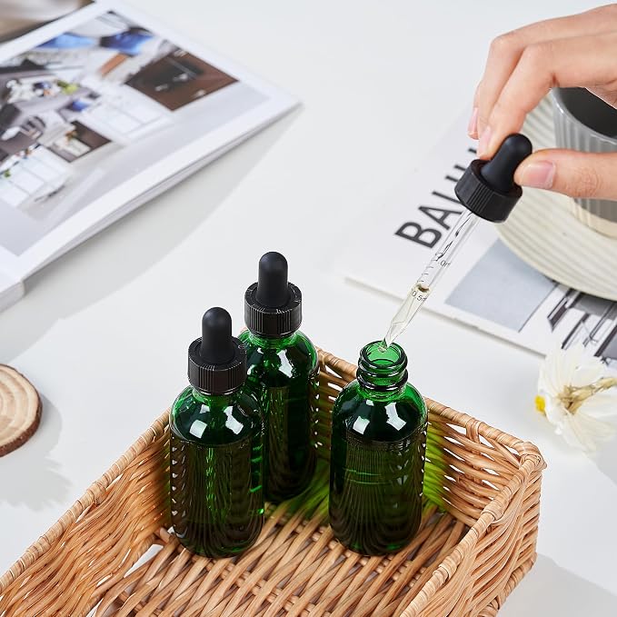 12 Pcs, 2oz Glass Dropper Bottle, Leakproof Tincture Bottles - Image 6