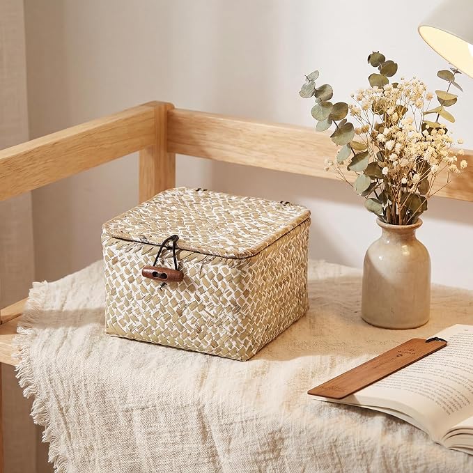 Hipiwe Handwoen Seagrass Basket - Image 2